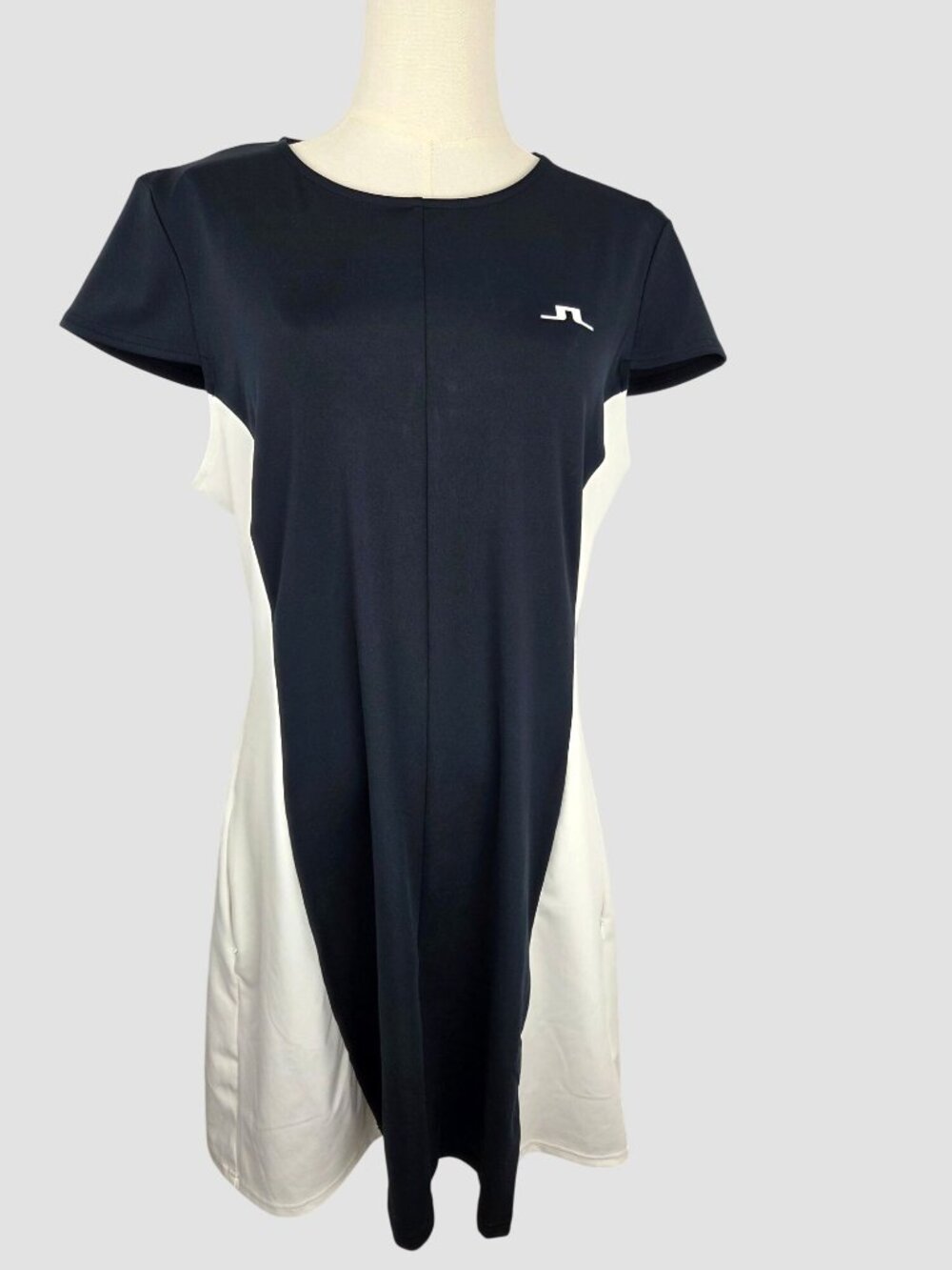 J.Lindeberg Maxime Dress Navy XL‎ Sport Jersey 4way Stretch Golf Tennis NWT - Picture 4 of 14